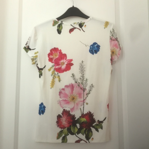 NWT Ted Baker London Dililah Berry Sundae Short Sleeve Fitted Tee - Picture 2 of 6